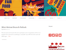 Tablet Screenshot of dcfairfood.org